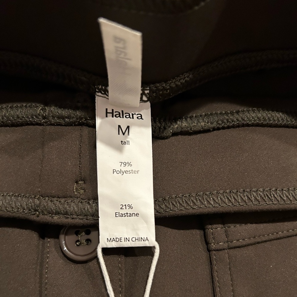 Halara High Waisted Button Multiple Pockets Straight Leg Casual Pants NEW/NWT💚 - Picture 9 of 10
